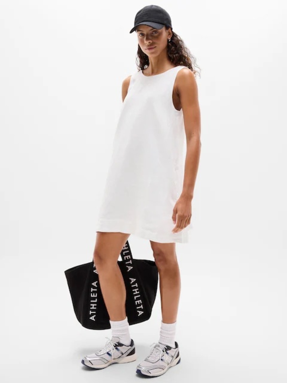 J. Crew Maxine button-back Dress in White Linen XXL - Picture 6 of 8